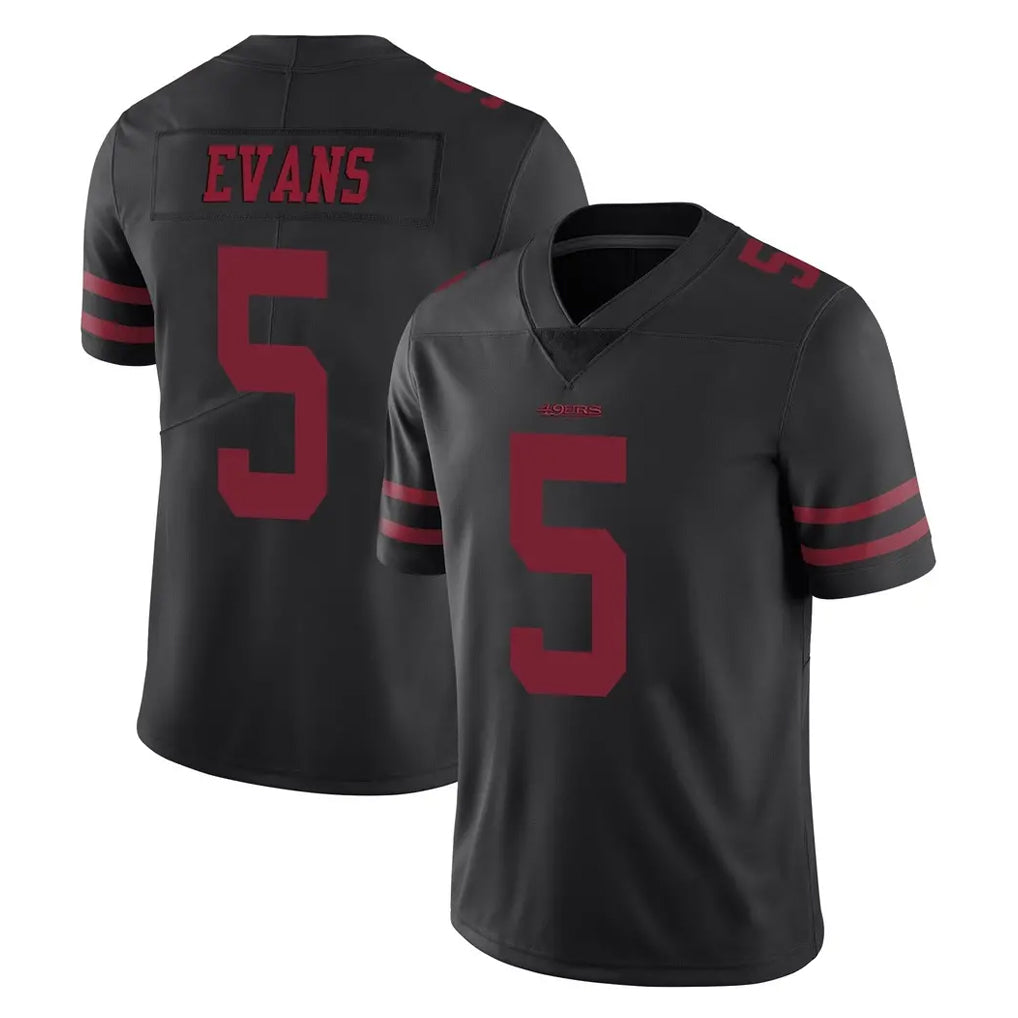 Elroe SF.49ers #5 Mike Evans Player Black Alternate Limited Vapor Untouchable Home Game Stitched Jerseys