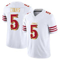 Elroe SF.49ers #5 Mike Evans Player White 2025 Rivalries Collection Game Limited Stitched Jerseys