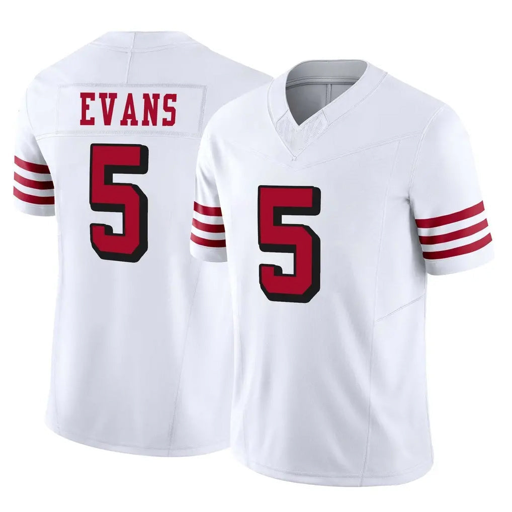 Elroe SF.49ers #5 Mike Evans Player White Limited Alternate Vapor F.U.S.E. Home Game Stitched Jerseys
