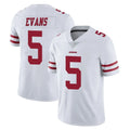 Elroe SF.49ers #5 Mike Evans Player White Limited Vapor Untouchable Home Game Stitched Jerseys