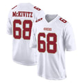 Elroe SF.49ers #68 Colton McKivitz Player White Fashion Home Game Stitched Jerseys