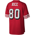 Elroe SF.49ers #80 Jerry Rice Mitchell & Ness Scarlet Legacy Replica Jersey Stitched Puhic