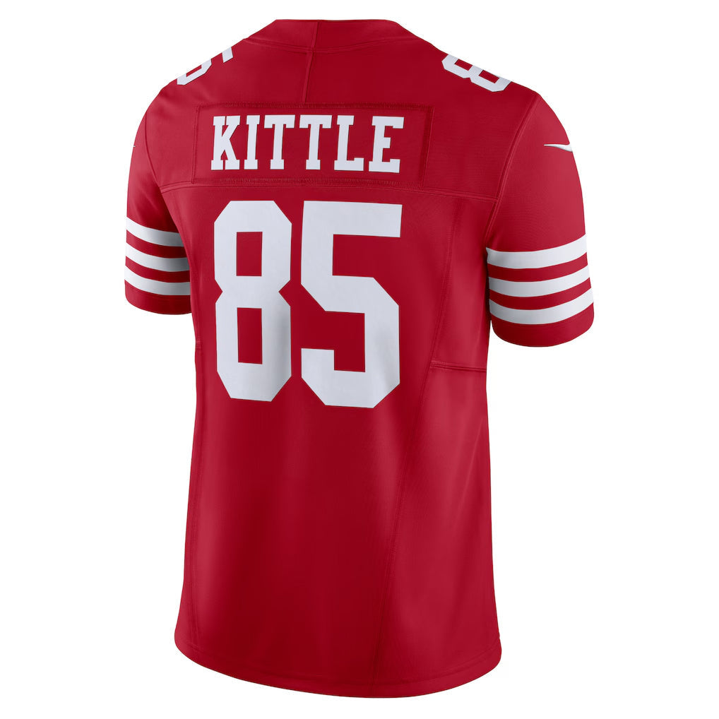 Elroe SF.49ers #85 George Kittle Player Scarlet Vapor F.U.S.E. Limited Stitched Jerseys