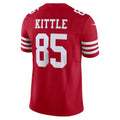 Elroe SF.49ers #85 George Kittle Player Scarlet Vapor F.U.S.E. Limited Stitched Jerseys