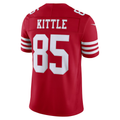 Elroe SF.49ers #85 George Kittle Scarlet Team Vapor F.U.S.E. Stitched Limited Jerseys