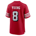 Elroe SF.49ers #8 Steve Young Scarlet Retired Player Alternate Game Stitched Jerseys