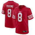 Elroe SF.49ers #8 Steve Young Scarlet Retired Player Game American Stitched Jersey