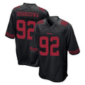 Elroe SF.49ers #92 Osa Odighizuwa Player Black Alternate Home Game Stitched Jerseys