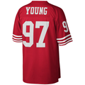 Elroe SF.49ers #97 Bryant Young Mitchell & Ness Scarlet Legacy Replica Jersey