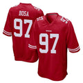 Elroe SF.49ers #97 Nick Bosa Player Red Home Game Stitched Jerseys