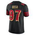 Elroe SF.49ers #97 Nick Bosa Player Rivalries Collection Vapor Limited Black Stitched Jerseys