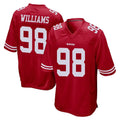 Elroe SF.49ers #98 Mykel Williams Player Red Home Game Stitched Jerseys