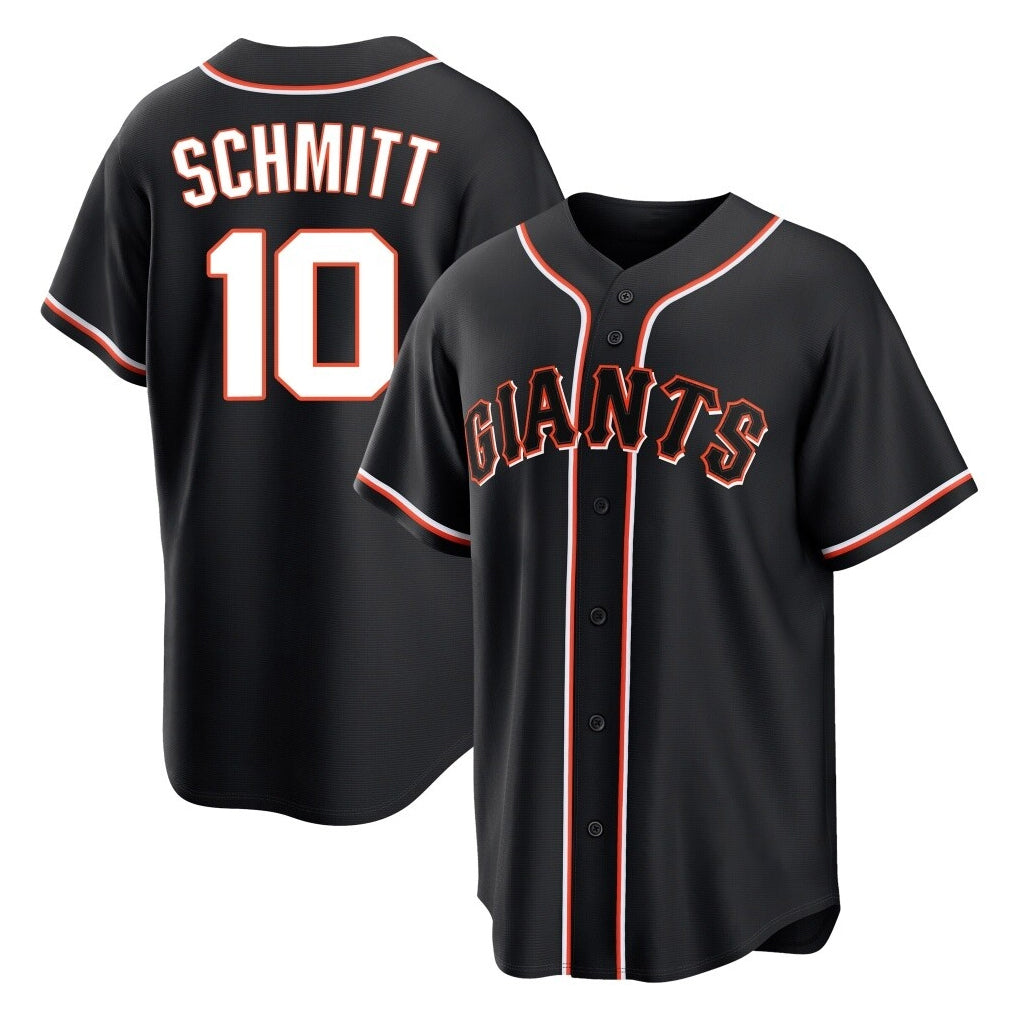 Elroe SF.Giants #10 Casey Schmitt Player Black Fashion Out Home Limited Stitched Jerseys