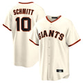 Elroe SF.Giants #10 Casey Schmitt Player Cream Home Game Stitched Jerseys