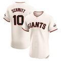 Elroe SF.Giants #10 Casey Schmitt Player Cream Home Limited Elite Stitched Jerseys