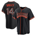Elroe SF.Giants #14 Patrick Bailey Player Black Alternate Limited Stitched Jerseys
