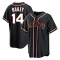 Elroe SF.Giants #14 Patrick Bailey Player Black Fashion Out Home Limited Stitched Jerseys