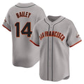 Elroe SF.Giants #14 Patrick Bailey Player Gray Home Limited Stitched Jerseys