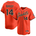 Elroe SF.Giants #14 Patrick Bailey Player Orange Home Limited Stitched Jerseys