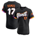 Elroe SF.Giants #17 Heliot Ramos Player Black 2025 City Connect Home Limited Elite Stitched Jerseys