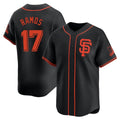 Elroe SF.Giants #17 Heliot Ramos Player Black 2026 Home Limited Stitched Jerseys