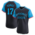 Elroe SF.Giants #17 Heliot Ramos Player Navy National League All-Star Home Limited Elite Stitched Jerseys