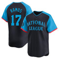 Elroe SF.Giants #17 Heliot Ramos Player Navy National League All-Star Home Limited Stitched Jerseys
