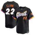 Elroe SF.Giants #22 Will Clark Player Black 2025 City Connect Home Limited Stitched Jerseys