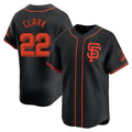 Elroe SF.Giants #22 Will Clark Player Black 2026 Home Limited Stitched Jerseys
