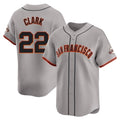 Elroe SF.Giants #22 Will Clark Player Gray Home Limited Stitched Jerseys