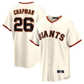 Elroe SF.Giants #26 Matt Chapman Player Cream Home Game Stitched Jerseys