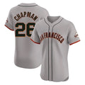 Elroe SF.Giants #26 Matt Chapman Player Gray Home Limited Elite Stitched Jerseys