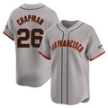 Elroe SF.Giants #26 Matt Chapman Player Gray Home Limited Stitched Jerseys