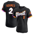 Elroe SF.Giants #2 Willy Adames Player Black 2025 City Connect Home Limited Elite Stitched Jerseys