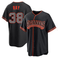 Elroe SF.Giants #38 Robbie Ray Player Black Alternate Limited Stitched Jerseys