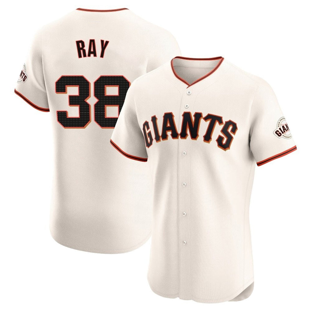 Elroe SF.Giants #38 Robbie Ray Player Cream Home Limited Elite Stitched Jerseys