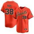Elroe SF.Giants #38 Robbie Ray Player Orange Home Limited Stitched Jerseys