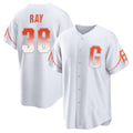 Elroe SF.Giants #38 Robbie Ray Player White City Connect Home Game Stitched Jerseys