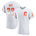 Elroe SF.Giants #38 Robbie Ray Player White City Connect Home Limited Elite Stitched Jerseys
