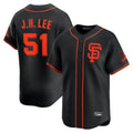 Elroe SF.Giants #51 Jung Hoo Lee Player Black 2026 Home Limited Stitched Jerseys