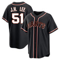 Elroe SF.Giants #51 Jung Hoo Lee Player Black Fashion Out Home Limited Stitched Jerseys