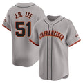 Elroe SF.Giants #51 Jung Hoo Lee Player Gray Home Limited Stitched Jerseys