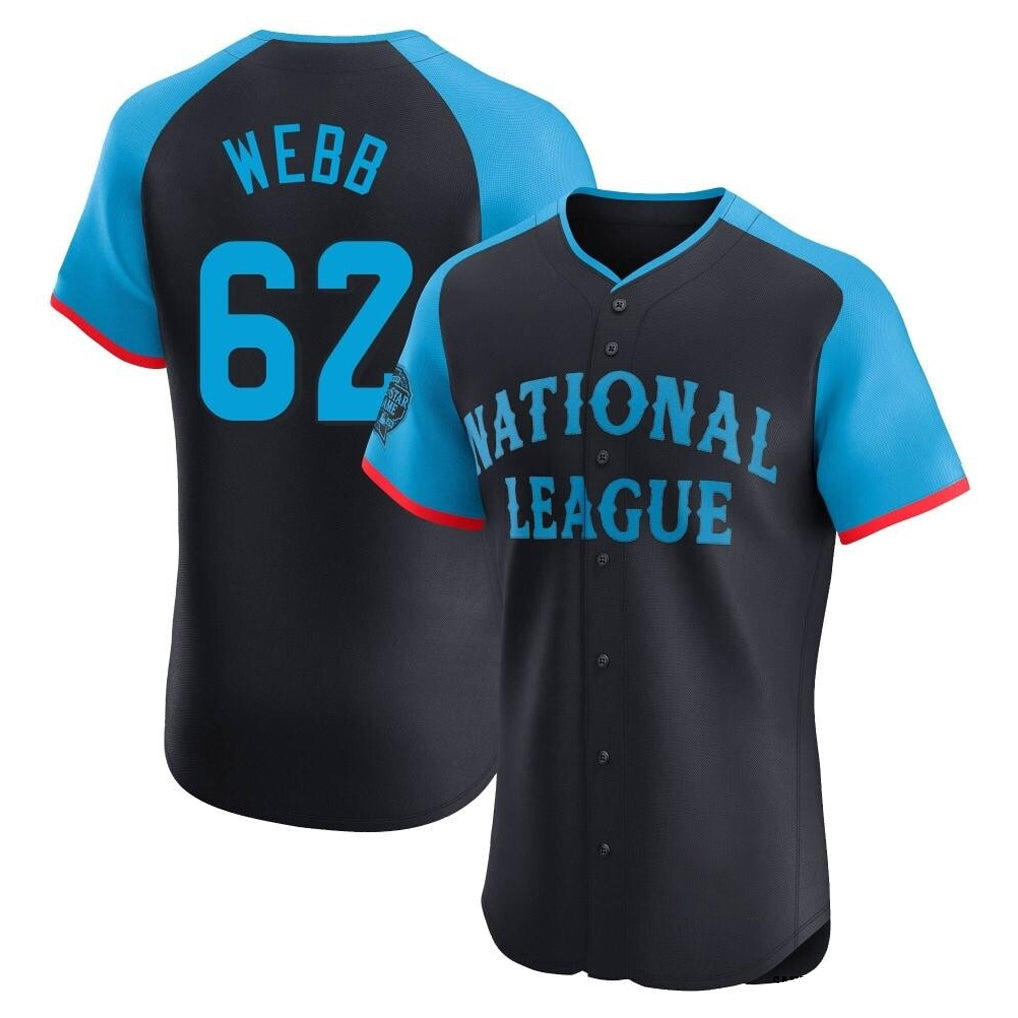 Elroe SF.Giants #62 Logan Webb Player Navy National League All-Star Home Limited Elite Stitched Jerseys