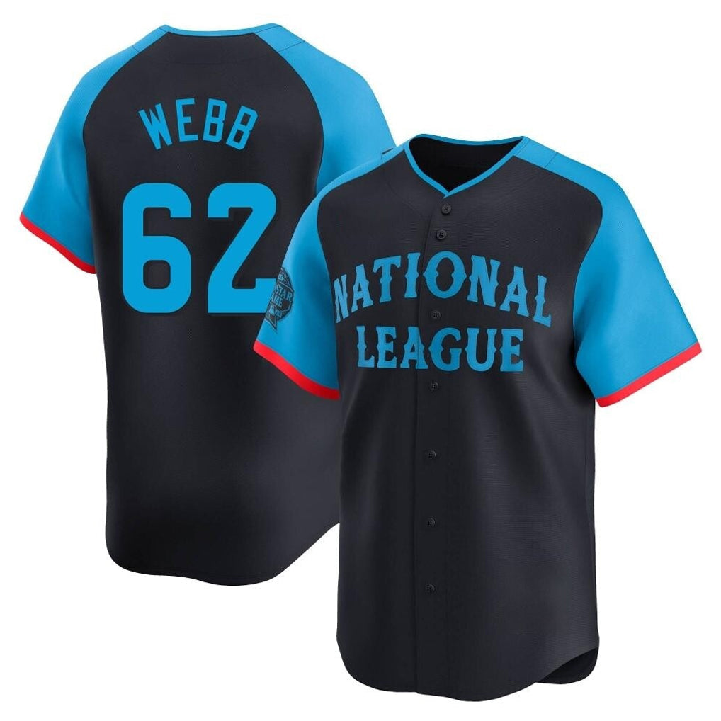 Elroe SF.Giants #62 Logan Webb Player Navy National League All-Star Home Limited Stitched Jerseys