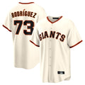 Elroe SF.Giants #73 Randy Rodriguez Player Cream Home Game Stitched Jerseys