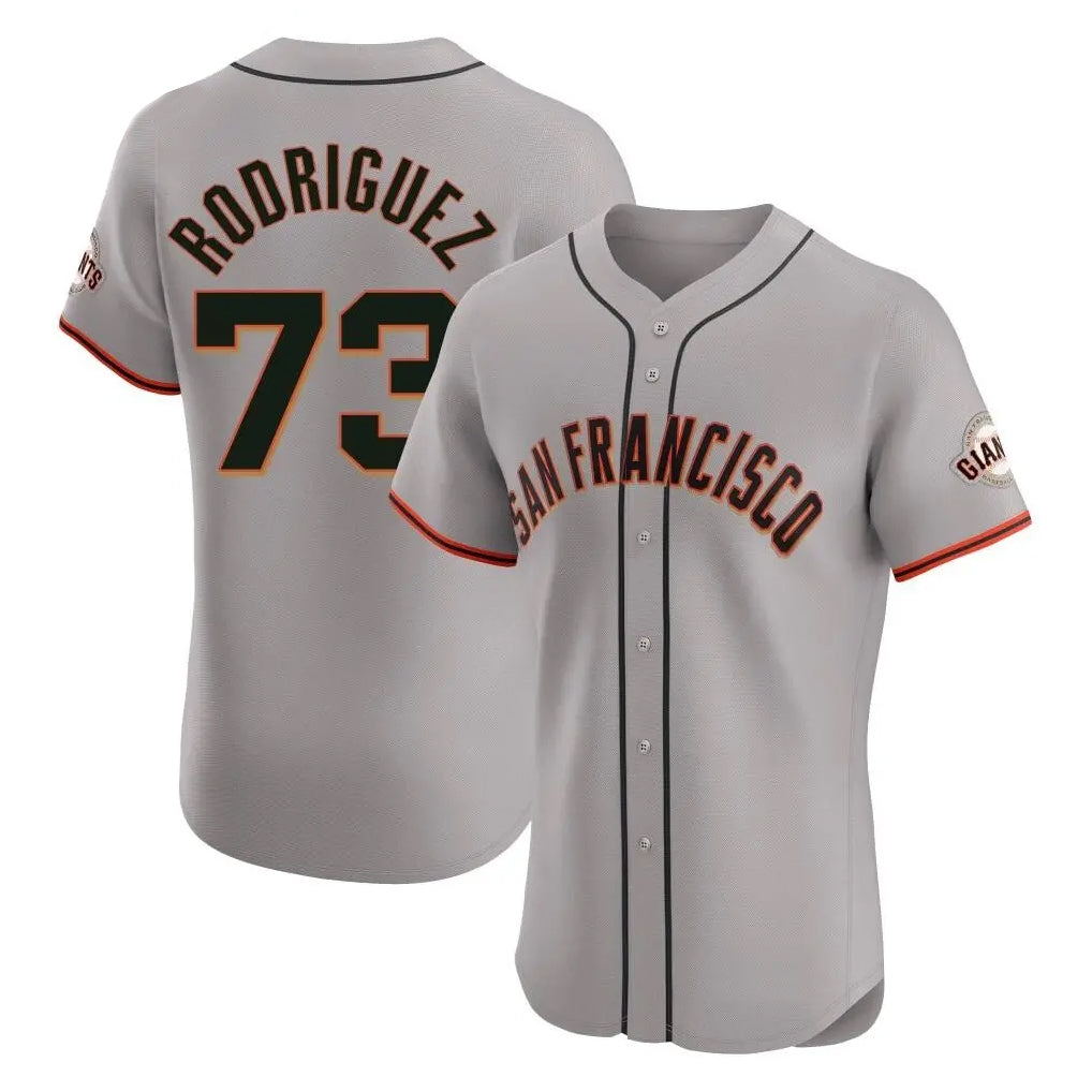 Elroe SF.Giants #73 Randy Rodriguez Player Gray Home Limited Elite Stitched Jerseys