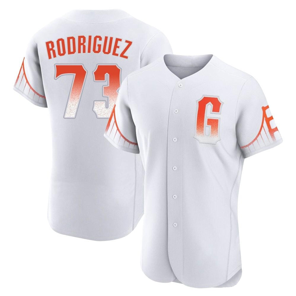 Elroe SF.Giants #73 Randy Rodriguez Player White City Connect Home Limited Elite Stitched Jerseys