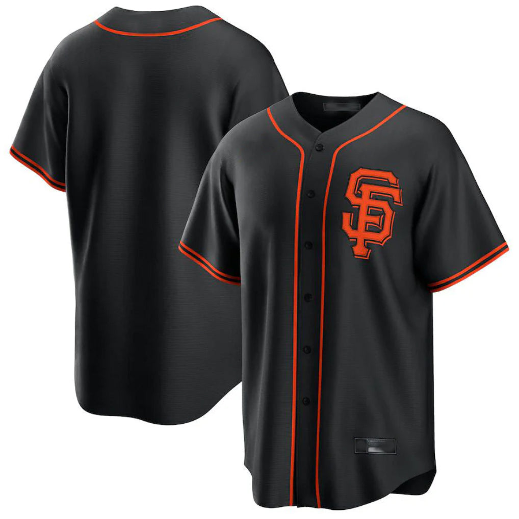 Elroe SF.Giants Blank Player Black 2026 Home Game Stitched Jerseys