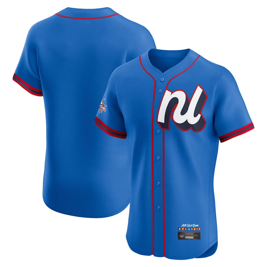 Elroe SF.Giants Blank Player Blue National League All-Star Edition Limited Elite Stitched Jerseys