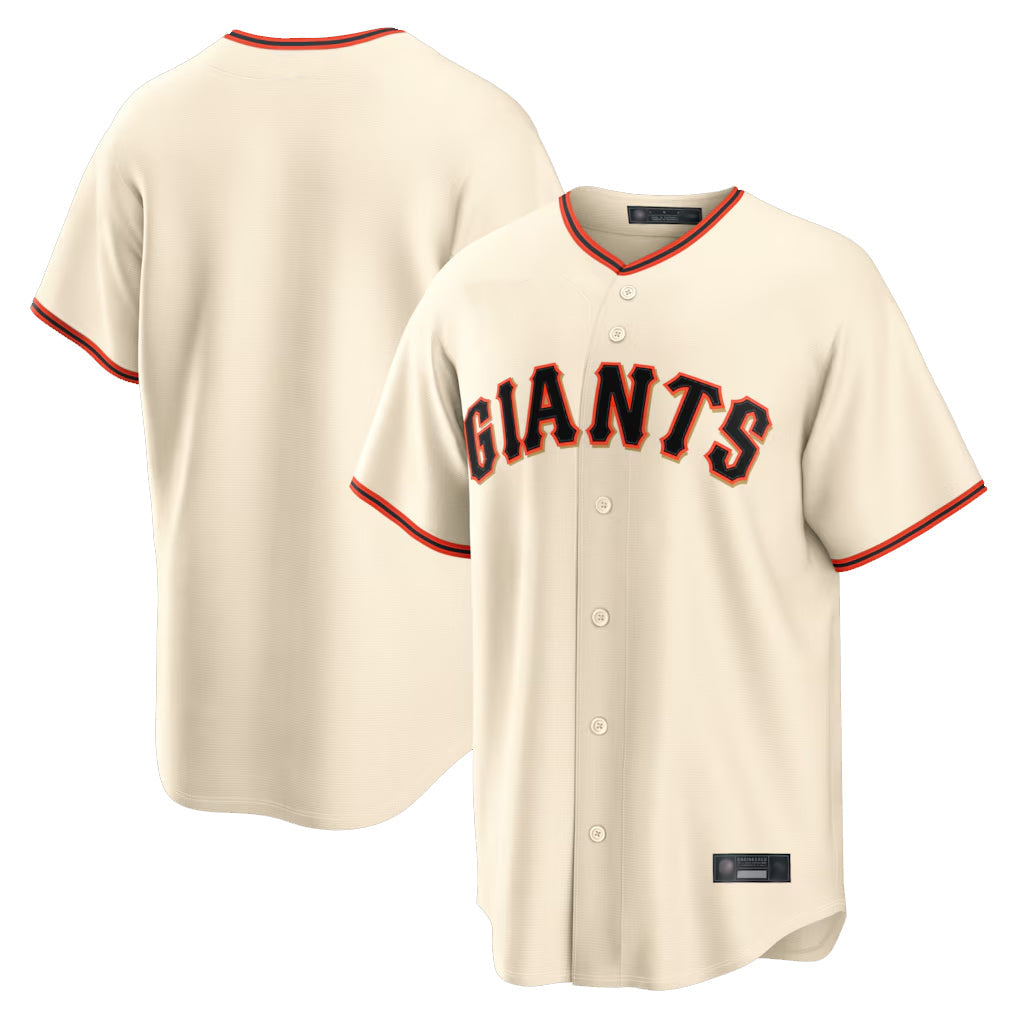 Elroe SF.Giants ## Giants Blank Player Cream Home Game Stitched Jerseys